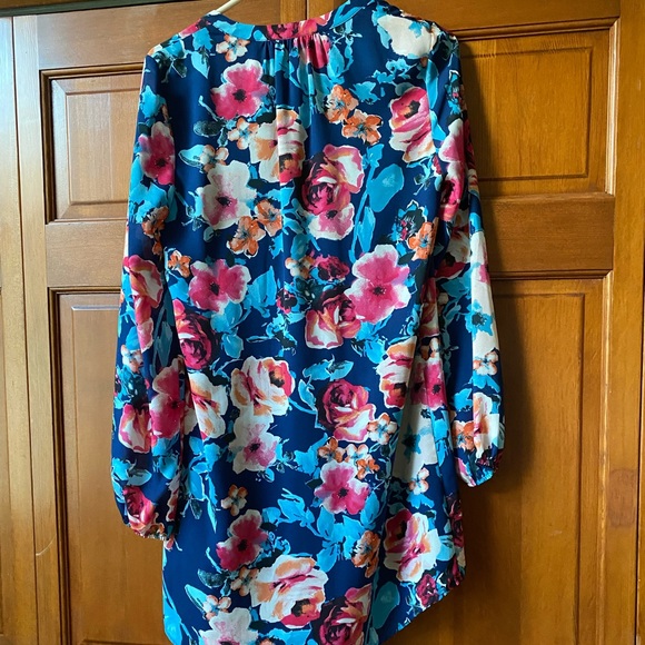 Charles Henry Floral Shirtdress, XS - Picture 7 of 8